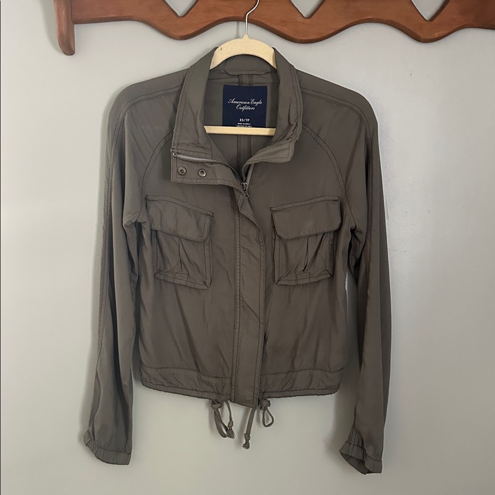 American Eagle Outfitters Green Jacket XS